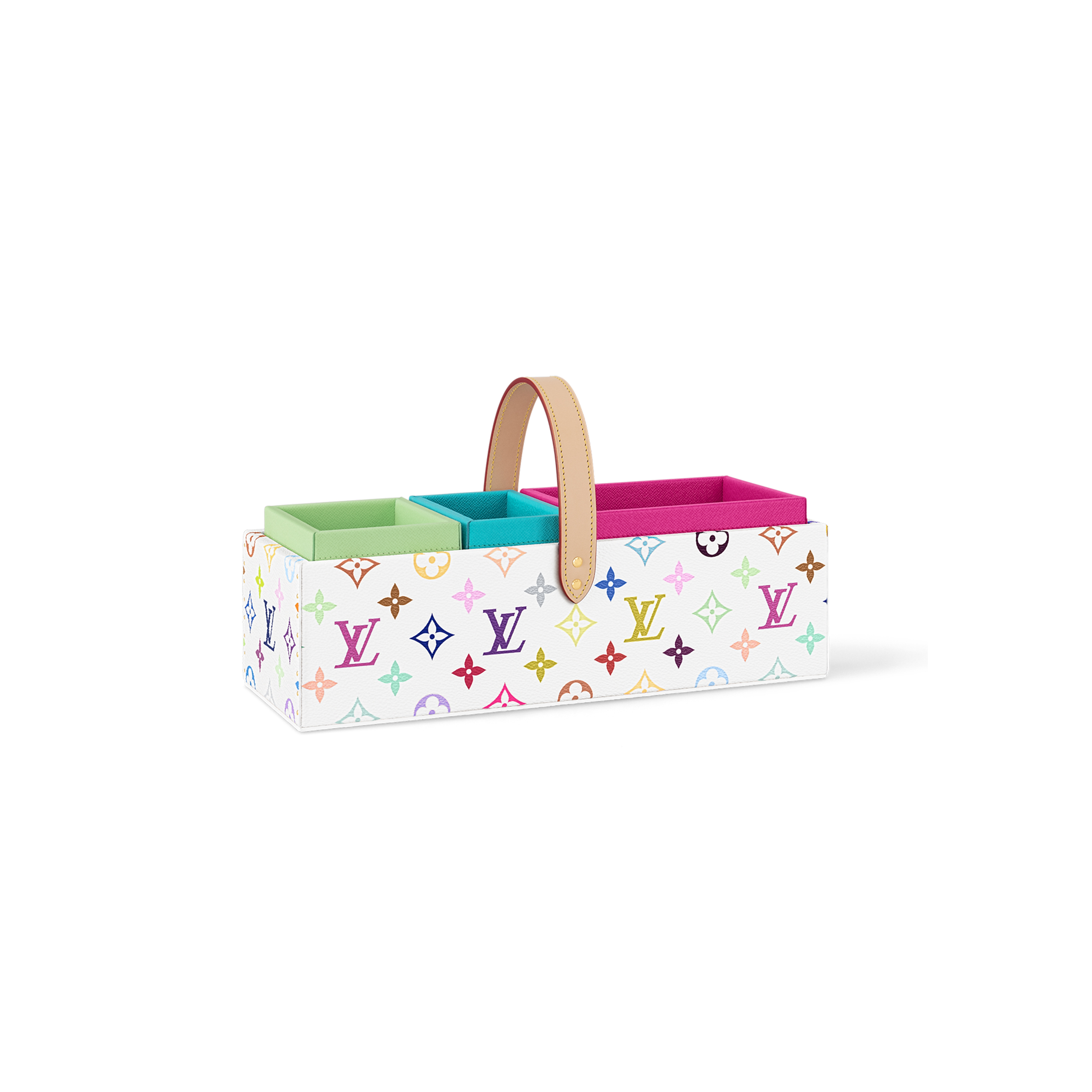 LOUIS VUITTON MURAKAMI LV X TM MONOGRAM MULTICOLOR ROBERT TOOLBOX GI1325 (30*11.2*10cm)